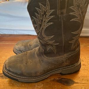 Ariat Workhog H20 Composite Toe Bruin Brown Coffee Work Boot size 8.5D 8 1/2D